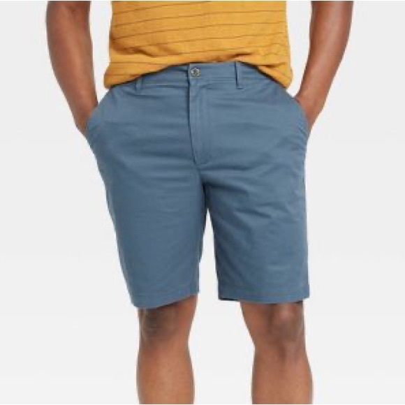 Goodfellow & Co Shorts Goodfellow Co Slim Fit Flat Front Chino Linden Short Poshmark